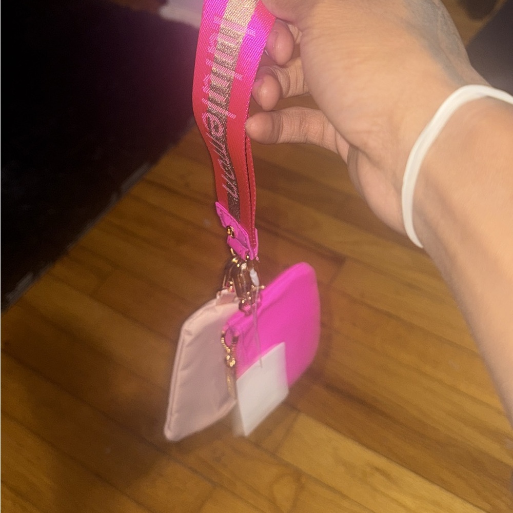 Lululemon Athletica Pink Wristlet